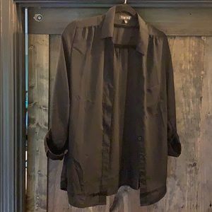 Black button up shirt